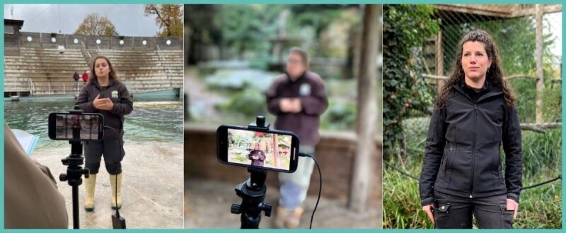 �quipe Amn�ville tournage